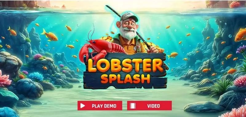 Introduction Screen - Red Rake Gaming Lobster Splash Slot