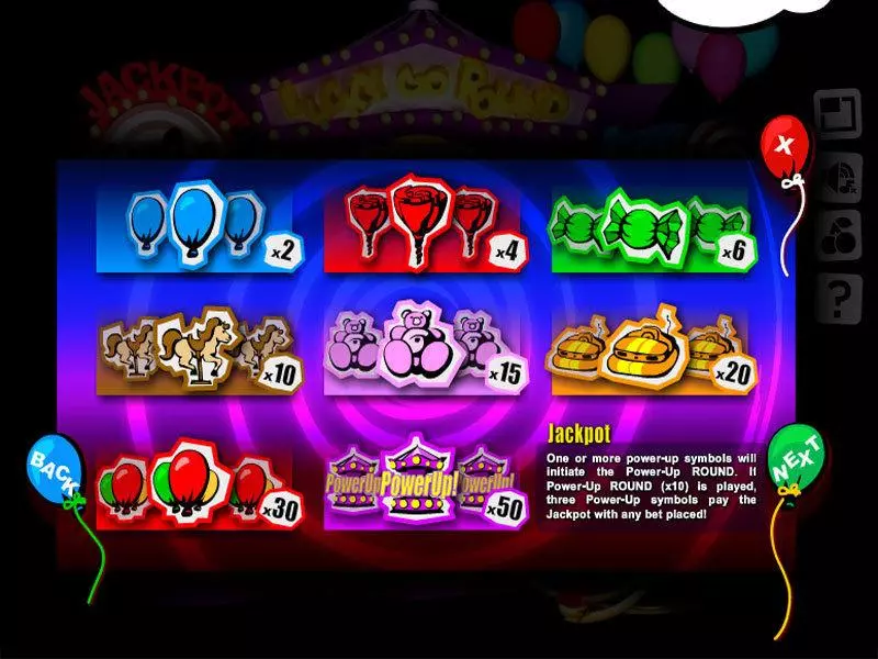 Info and Rules - Slotland Software Lucky Go Round Slot