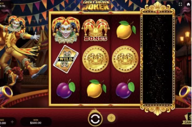 Main Screen Reels - Dragon Gaming Lucky Golden Joker Slot