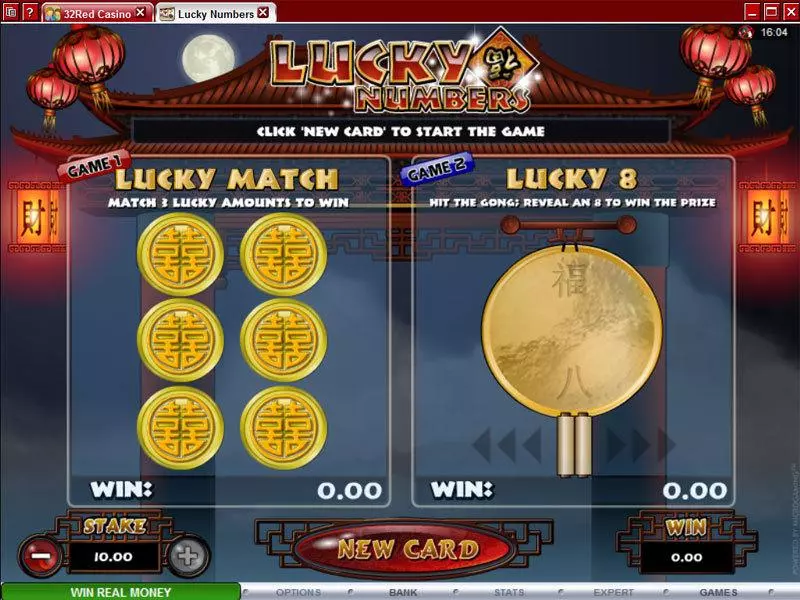 Introduction Screen - Microgaming Lucky Numbers Parlor