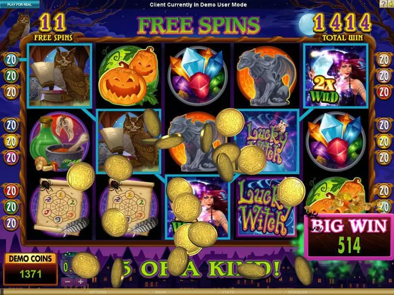 Bonus 1 - Microgaming Lucky Witch Slot