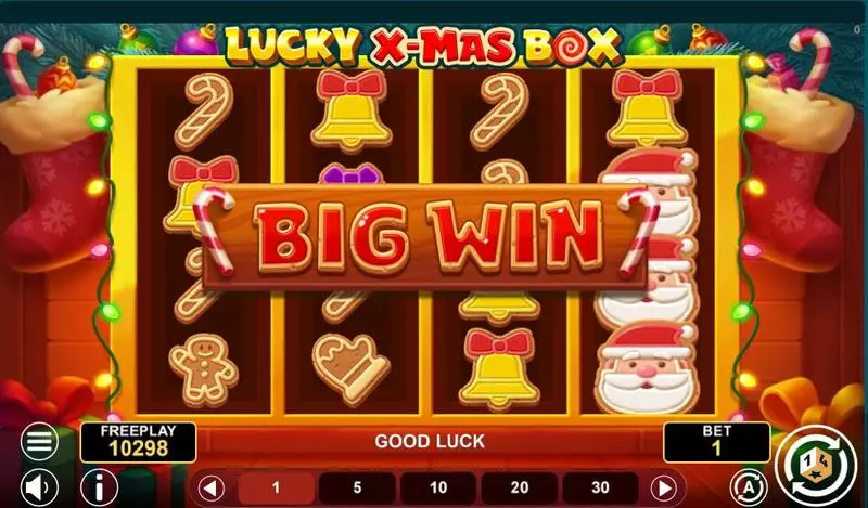 Winning Screenshot - 1Spin4Win Lucky Xmas Box Slot