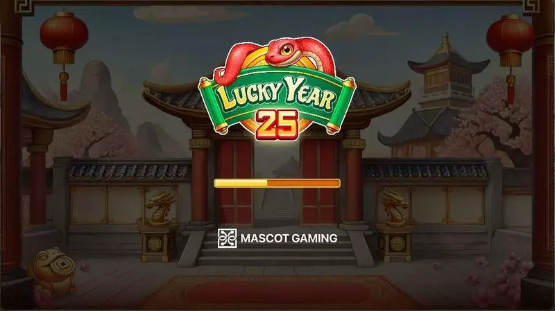 Introduction Screen - Mascot Gaming Lucky Year 25 Slot