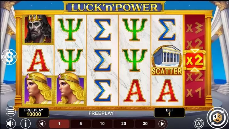 Main Screen Reels - 1Spin4Win Luck’n’Power Slot