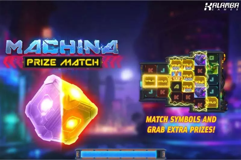 Introduction Screen - Kalamba Games Machina PrizeMatch Slot