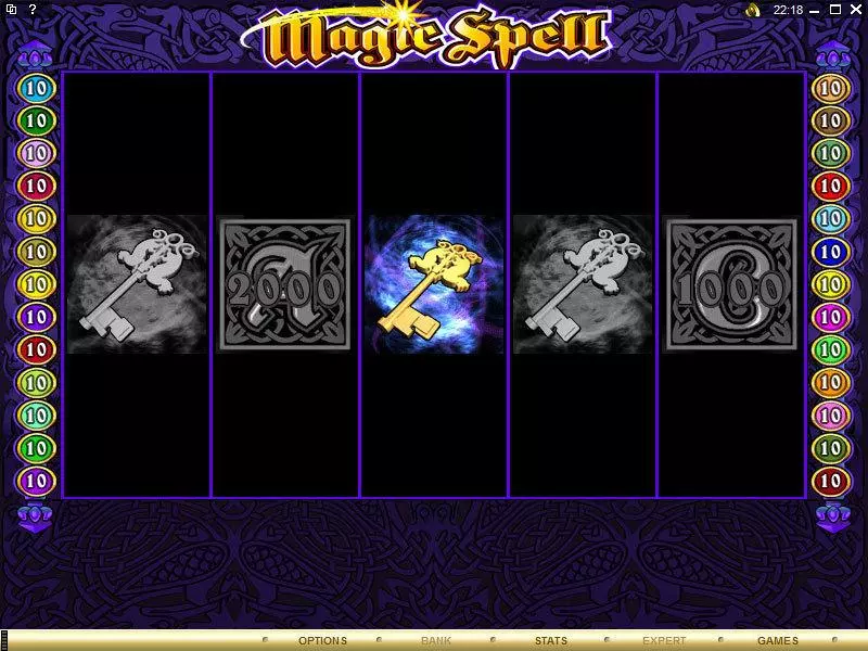 Bonus 1 - Microgaming Magic Spell Slot