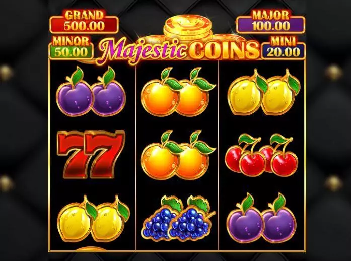 Main Screen Reels - Tom Horn Gaming Majestic Coins Slot