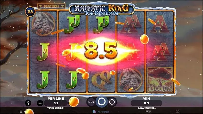 Winning Screenshot - Spinomenal Majestic King- Ice Kingdom Slot