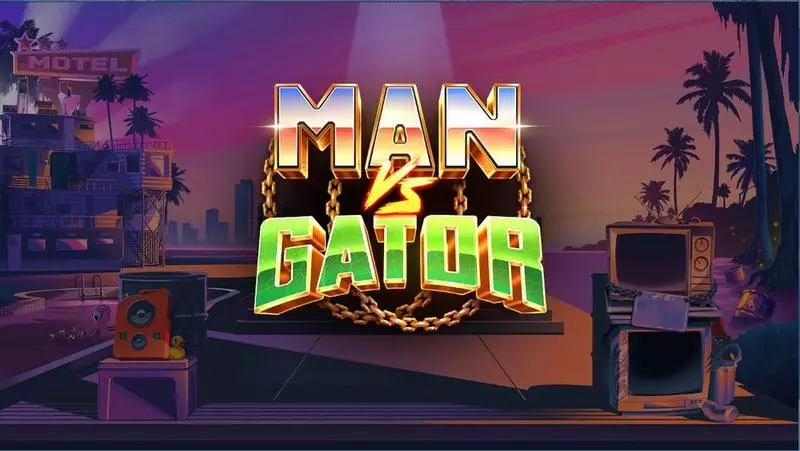Introduction Screen - Elk Studios Man vs Gator Slot