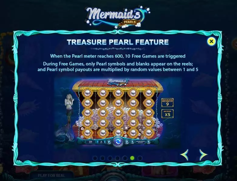 Bonus 1 - RTG Mermaid's Pearls Slot