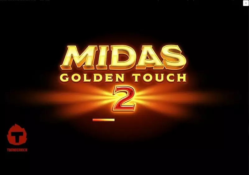 Introduction Screen - Thunderkick Midas Golden Touch 2 Slot