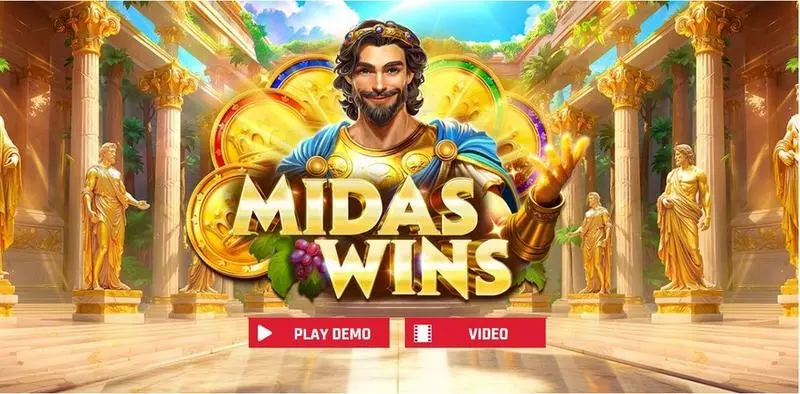 Introduction Screen - Red Rake Gaming Midas Wins Slot