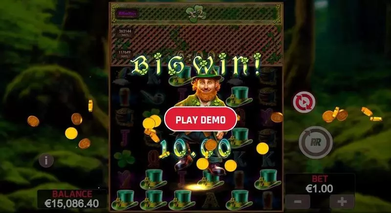 Introduction Screen - Red Rake Gaming Million Irish Slot