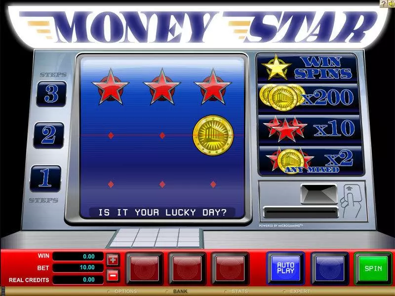 Main Screen Reels - Microgaming Money Star Slot