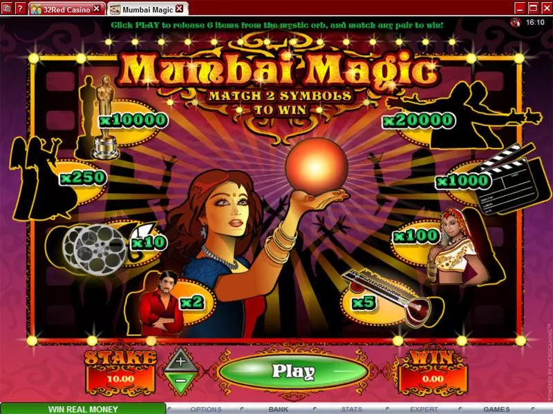 Introduction Screen - Microgaming Mumbai Magic Parlor