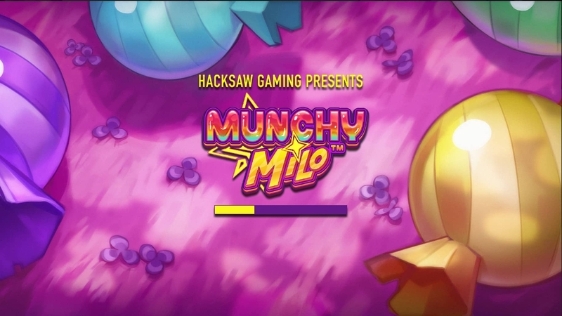 Introduction Screen - Hacksaw Gaming Munchy Milo Slot
