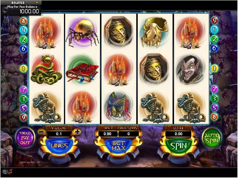 Main Screen Reels - GamesOS Mystic Slot