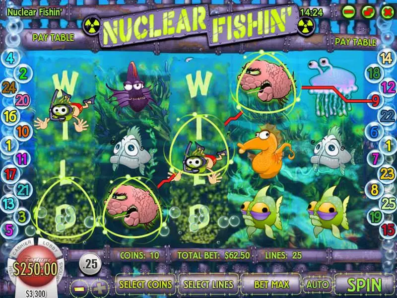 Bonus 1 - Rival Nuclear Fishin Slot