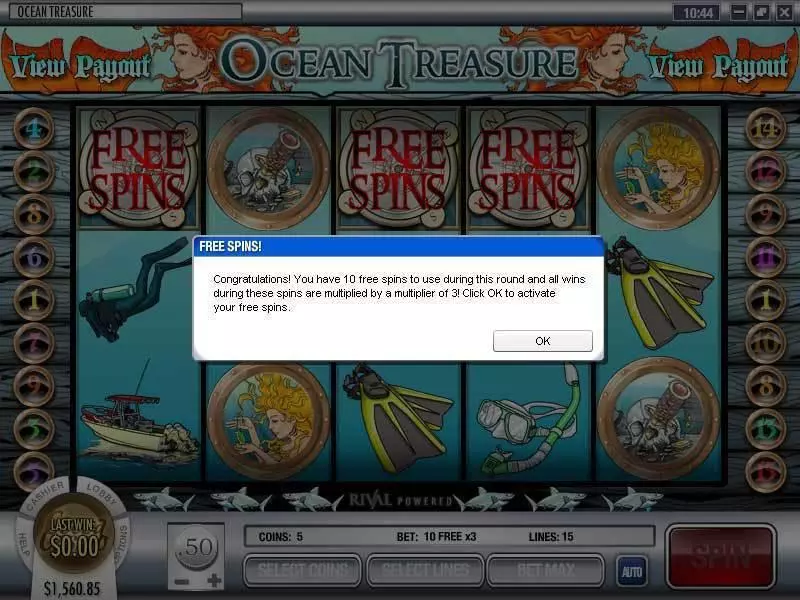 Bonus 1 - Rival Ocean Treasure Slot
