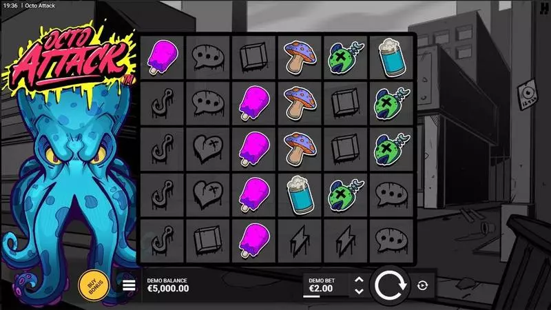 Main Screen Reels - Hacksaw Gaming Octo Attack Slot