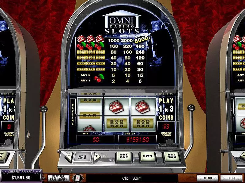 Main Screen Reels - PlayTech Omni Casino Slot