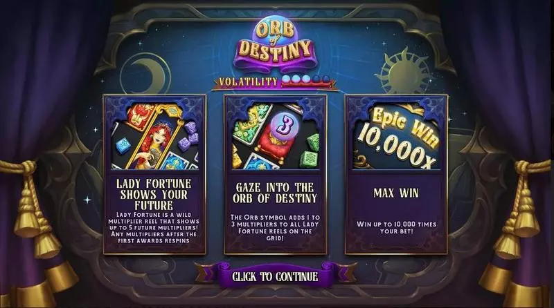 Info and Rules - Hacksaw Gaming Orb of Destiny Slot