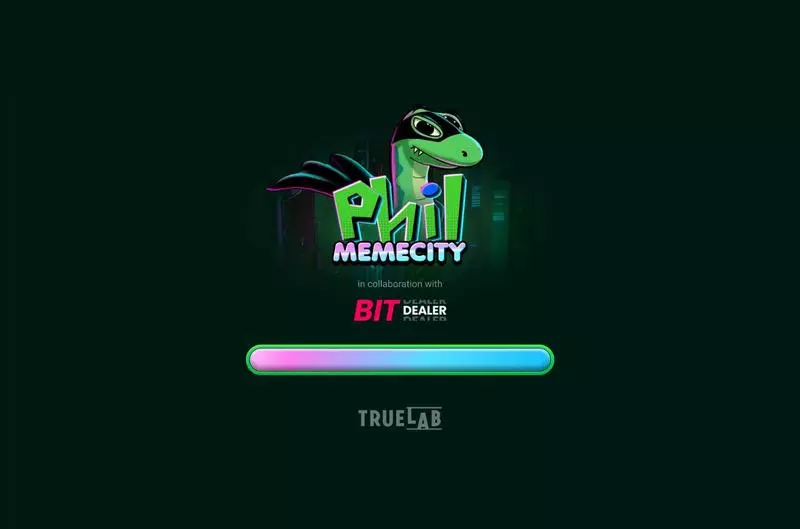 Introduction Screen - TrueLab Games Phil Memecity Slot