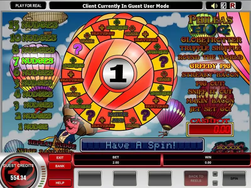 Bonus 1 - Microgaming Phileas Hog Slot