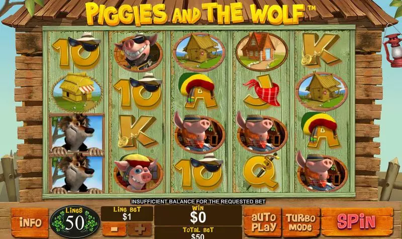 Main Screen Reels - PlayTech Piggies and the Wolf Slot