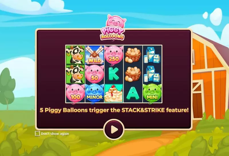 Info and Rules - Apparat Gaming Piggy Balloons Slot