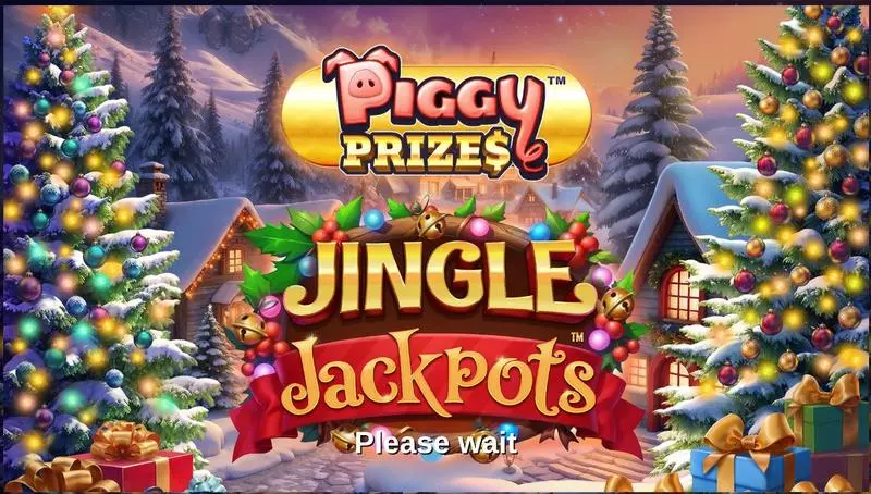 Introduction Screen - Greentube Piggy Prizes - Jingle Jackpots Slot