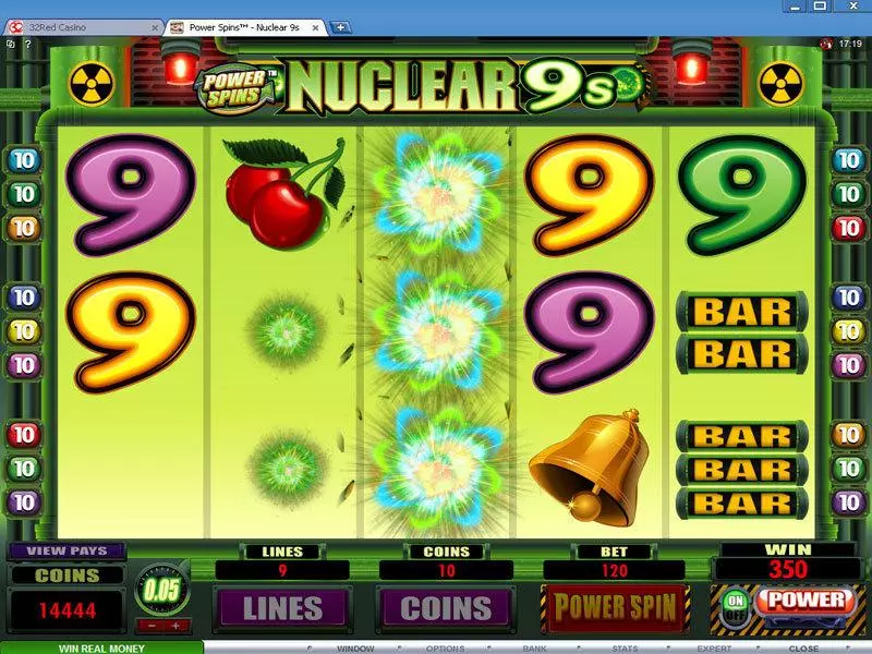 Bonus 1 - Microgaming Power Spins - Nuclear 9's Slot