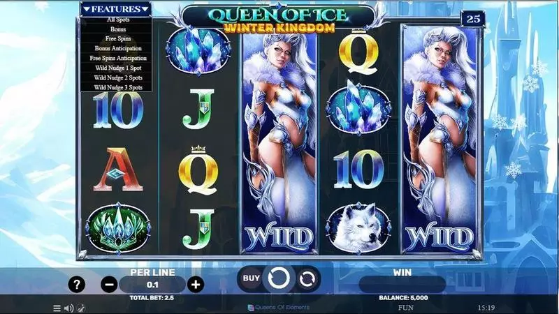 Main Screen Reels - Spinomenal Queen Of Ice – Winter Kingdom Slot