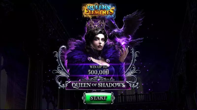 Introduction Screen - Spinomenal Queen Of Shadows Slot