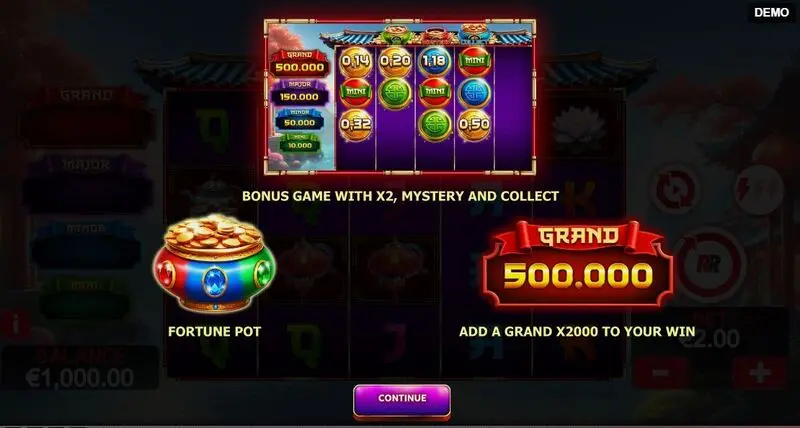 Introduction Screen - Red Rake Gaming Rake it in Pots of Gold Slot