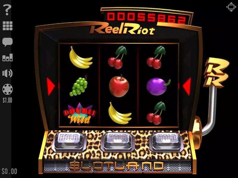 Main Screen Reels - Slotland Software ReelRiot Slot