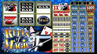 Main Screen Reels - Microgaming Reels of Magic Slot