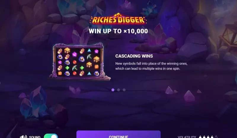Info and Rules - TrueLab Games Riches Digger Slot