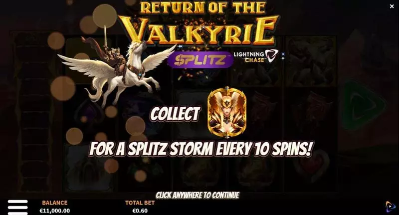 Info and Rules - ReelPlay Rise of the Valkyrie Splitz Lightning Chase Slot