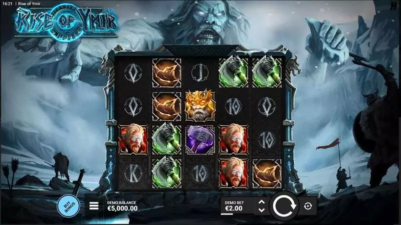 Main Screen Reels - Hacksaw Gaming Rise of Ymir Slot
