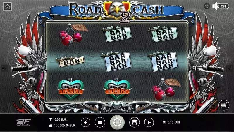 Main Screen Reels - BF Games Road 2 Cash Slot