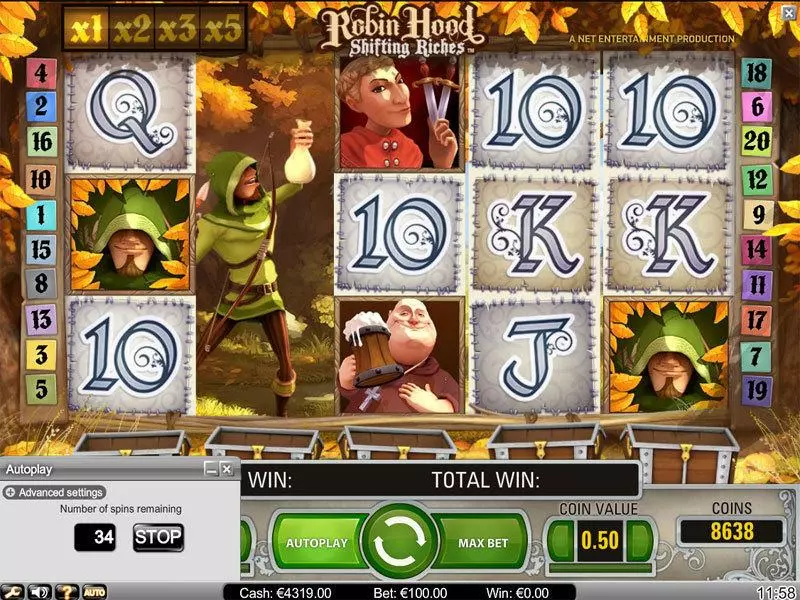Bonus 2 - NetEnt Robin Hood Slot