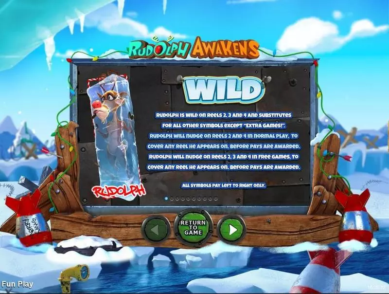 Free Spins Feature - RTG Rudolf Awakens Slot