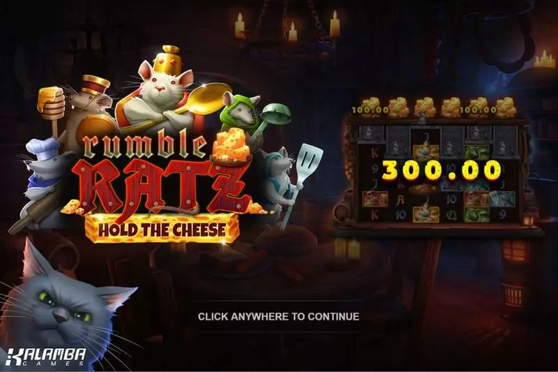 Introduction Screen - Kalamba Games Rumble Ratz  Slot