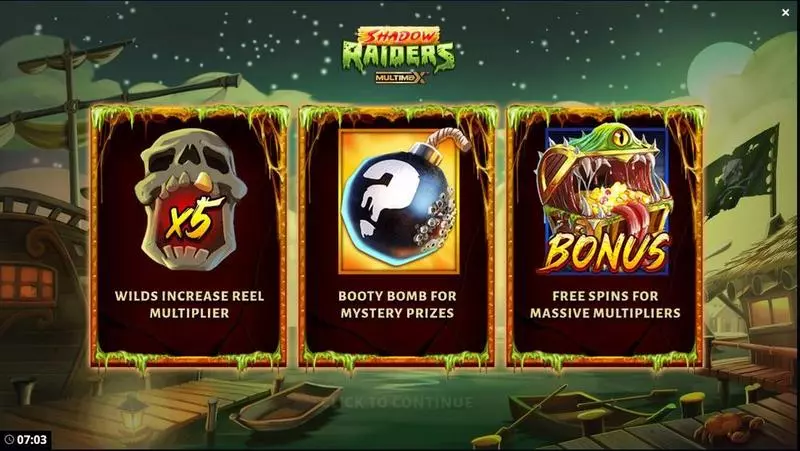 Bonus 1 - Bang Bang Games Shadow Raiders MultiMax Slot