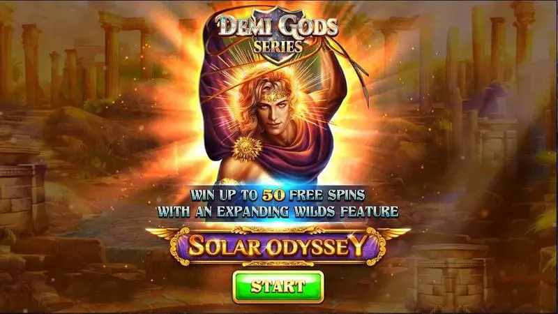 Introduction Screen - Spinomenal Solar Odyssey Slot