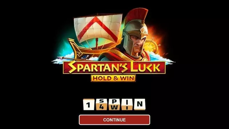 Introduction Screen - 1Spin4Win Spartans Luck Hold And Win Slot