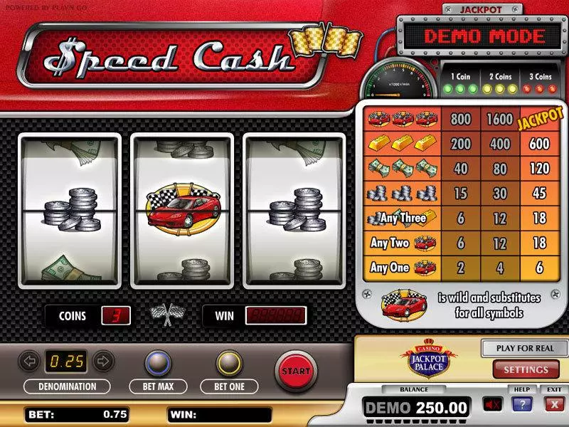Main Screen Reels - Play'n GO Speed Cash Slot