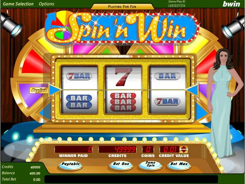 Main Screen Reels - Amaya Spin 'N' Win Slot