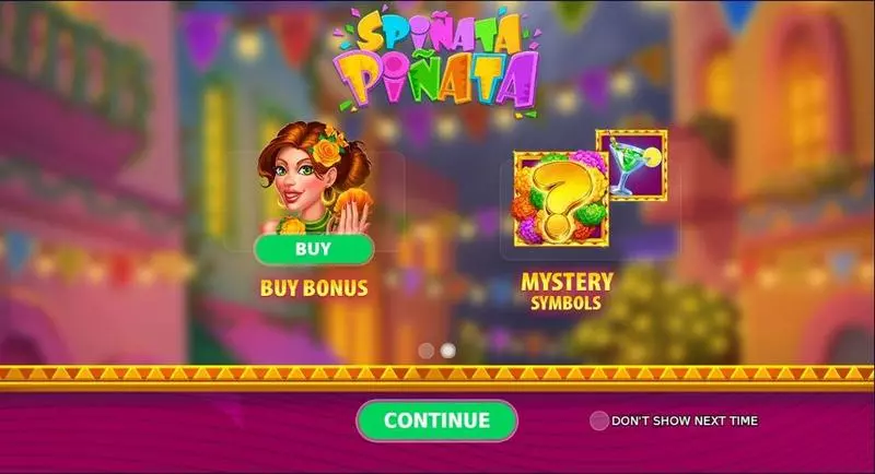 Introduction Screen - StakeLogic Spiñata Piñata Slot